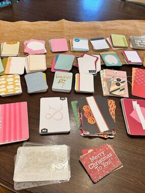 Large Lot of Project Life 3x5 and 4x6 Scrapbooking Cards